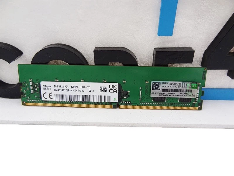 HP P11441-191 8GB (1*8GB) 1RX8 PC4-25600AA-R DDR4-3200MHZ RDIMM - P07525-B21 - Image 1 of 1