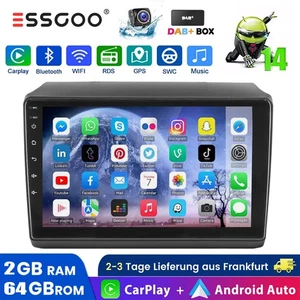 DAB CarPlay Für Fiat Ducato Citroen Jumper Android 14 2+64G Autoradio GPS BT KAM - Bild 1 von 14