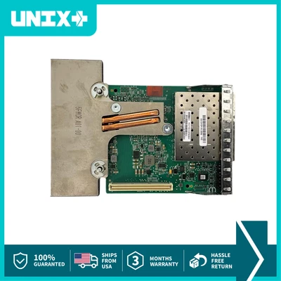 Dell XVVY1 QLogic QL41164 HMCU-DE 10GbE SFP+ Quad Port Network Daughter Card - Image 1 of 4