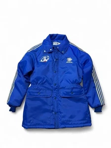 Vintage swingster Michelin moto racing cinch waist jacket blue S mens made USA - Picture 1 of 8