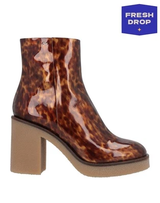 PVP€750 SANTONI Harolyn Botas de Cuero US8.5 UK5.5 EU38.5 Marrón Hechas en Italia Foto 1 de 4