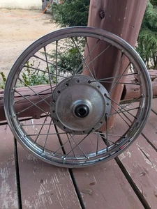 1974 Yamaha GT80 MX Front Wheel - Picture 1 of 7