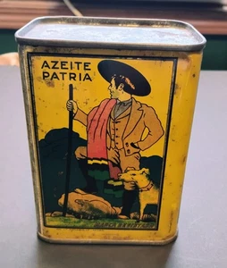 Vintage portugiesische Olivenöl Blechdose - Bild 1 von 5