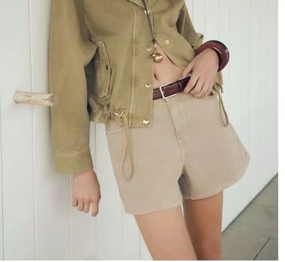 Gloria Vanderbilt все вокруг похудения эффект джинсовой ткани бежевый/слоновой кости короткий размер 12 - Изображение 1 из 4