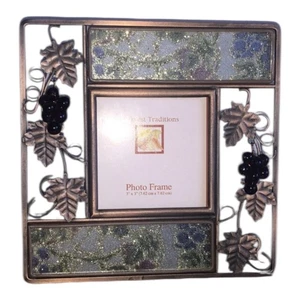 Harvest Tradition Tabletop Picture Frame 6 "x 6" Fits 3" X 3" Photo - Picture 1 of 6