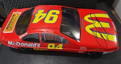 NASCAR Bill Elliott Tin Car No. 94 McDonalds Reese’s Fan Favorites AUTOGRAPHED - Image 1 of 4