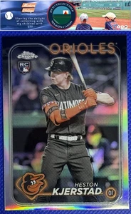 Heston Kjerstad 2024 Topps Chrome Refractors #142 Baltimore Orioles RC - Picture 1 of 2