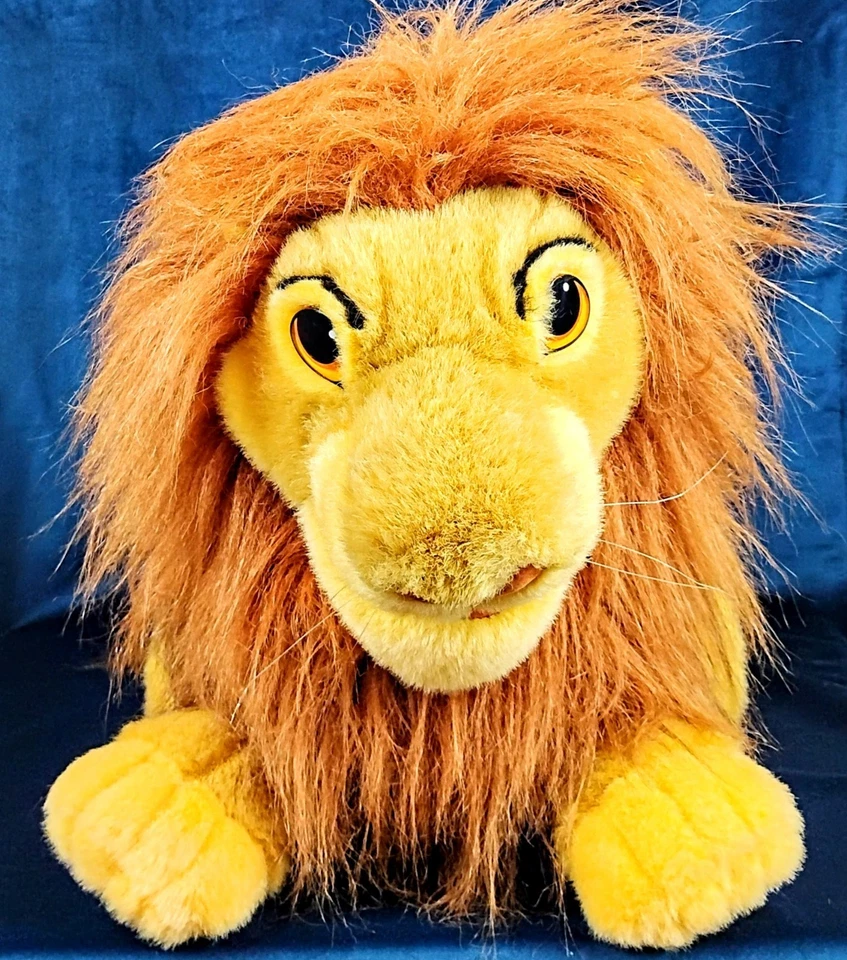 Disney Rey León Adulto Simba Mufasa Grande 24" Marioneta Peluche Juguete Foto 1 de 4