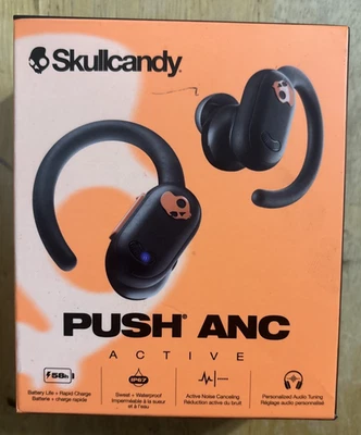 Skullcandy Push ANC Active Wireless Earbuds (S2PAW-S749)... FREE S&H! - Image 1 of 2