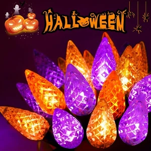 240 LED 78 FT C6 Cadena de Luces de Halloween, Super Largas Luces de Halloween Exterior... - Imagen 1 de 7