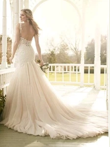 Martina Liana wedding dress gown. Fit & flare. 820 Size 14. New with tags. - Picture 1 of 7