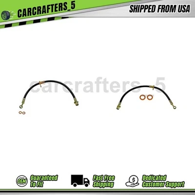 2 mangueras hidráulicas de freno delantero para Acura TSX 2004-2008 2,4 L Foto 1 de 4