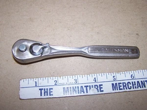 Llave de vaso de trinquete Craftsman 3/8" accionamiento liberación rápida -V- 43785 EE. UU. - Imagen 1 de 3