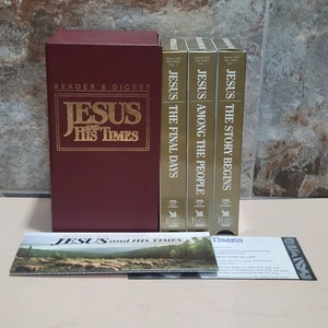 Readers Digest Jesus and His Times VHS Box Set 3 Tape Set 1991 - Picture 1 of 9
