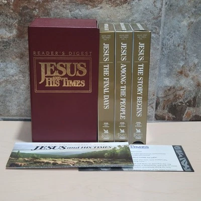 Readers Digest Jesus and His Times VHS Box Set 3 Tape Set 1991 - Image 1 of 4
