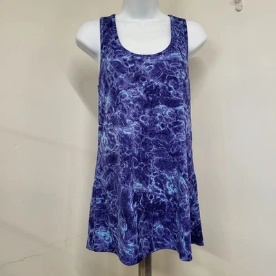 Exertek Tank Top Women's Size Medium Purple Marble Athletic Fitness Yoga  - Image 1 of 4
