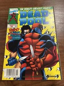 Deadpool #8 September 1997 Marvel Comics Blood Spurts Bagged Boarded - Picture 1 of 4
