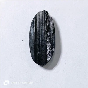 Turmalina negra druzy turmalina cabujón piedras preciosas sueltas joyería 40 quilates ME-9078 - Imagen 1 de 5
