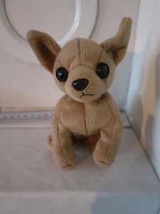 Hund 1999 Ty Beanie Babies Tiny Stofftier Plüschtier Klei OAKBROOK Chihuahua Dog - Bild 1 von 6