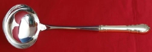 Cucharón de sopa moderno victoriano de plata esterlina HHWS 10 1/2" personalizado Foto 1 de 1