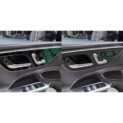 For Mercedes Benz C Class W206 2022-2024 Carbon Fiber Interior Seat Control Trim - Image 1 of 4