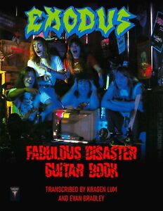 Exodus « Fabulous Disaster Guitar Book » édition imprimée onglets officiels livre neuf !