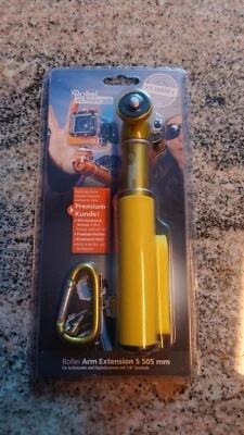 Rollei Arm Extension S 505 mm gelb Selfie Stange Foto Video Selfi 1/4" GEWINDE - Bild 1 von 2
