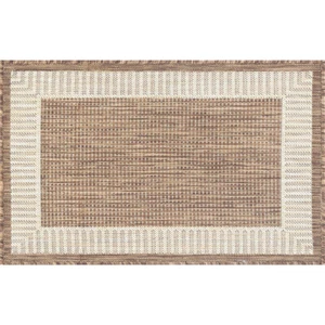 2x3 Gold Faded Shaded Solid Lines Bordered ECO1103 - Aprx 2' x 2' 11" - Picture 1 of 2