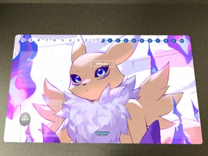 Digimon Duel Playmat CCG DTCG TCG Mat Renamon Trading Card Game Mat Table Pad - Picture 1 of 6