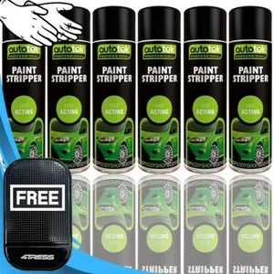 6 x 500ml AUTOTEK Varnish Lacquer Paint Stripper Remover Aerosol Can PS500+G+M - Picture 1 of 9