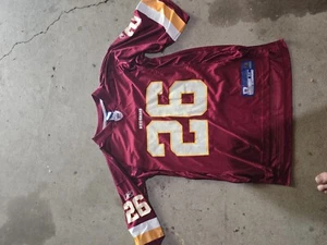 Clinton Portis Washington Redskins Jersey Red Boys Youth M Reebok NFL Equipment - Picture 1 of 3