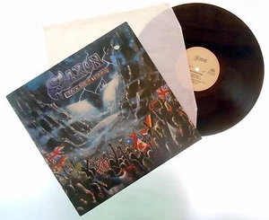 LP Saxon Rock Tha Nations 1986 Emi Dmm - Picture 1 of 1