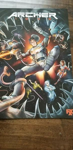 2019 SDCC COMIC CON EXCLUSIVE SWAG FOX FX POSTER ARCHER SPACE MOON 11" X 17" - Picture 1 of 1
