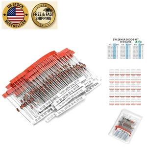 Complete 300pc 1W Zener Diode Variety Pack - Lead-Free & Compliant - Picture 1 of 6