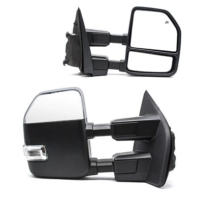 Espejos retrovisores de remolque para Ford F550 Super Duty 2018 2019 2020 tapa cromada térmica eléctrica Foto 1 de 4