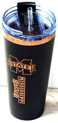 Mississippi State Bulldogs Powder Coated Stainless Steel 30 oz Travel Mug - Image 1 of 4