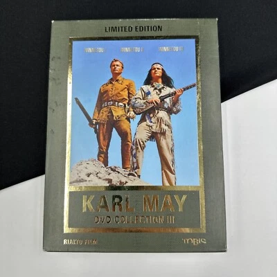 KARL MAY COLLECTION III 3 DVD SET (Winnetou I II III) German Apache Tribe •USED• - Bild 1 von 4