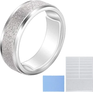Blulu 5-Sheet Ring Size Adjuster Kit - 85 Invisible Sizers for Loose Rings - Picture 1 of 6