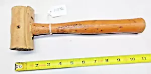 Martillo con cabeza de cuero crudo, 10 oz. Peso total, 1-13/16" de diámetro x 3-1/2" Lg. Cabezal - Imagen 1 de 8