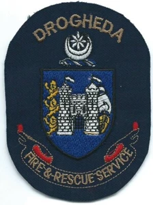 Drogheda Fire Service Embroidered Patch Size 100 mm x 75 mm - Picture 1 of 1
