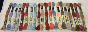 20 X NEW DMC STRANDED COTTON THREAD SKEINS BULK LOT 9 - Picture 1 of 1