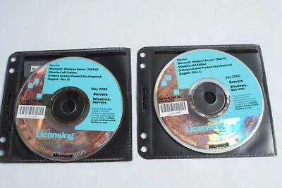  Microsoft Windows Server 2003 R2 Standard Edition 2 CD's x64 SPANISH - Image 1 of 2
