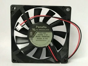 Panaflo 8015 FBA08T24H DC24V 0.17A 80 * 15MM 80mm inverter fan 2pin - Bild 1 von 3