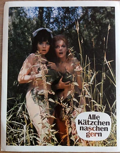 Erotik Aushangbild ALLE KÄTZCHEN NASCHEN GERN Edwige Fenech Helen Vita - Picture 1 of 1