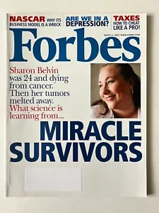 SHARON BELVIN * MIRACLE SURVIVORS March 2 2009 FORBES MAGAZINE NASCAR Depression - Picture 1 of 8