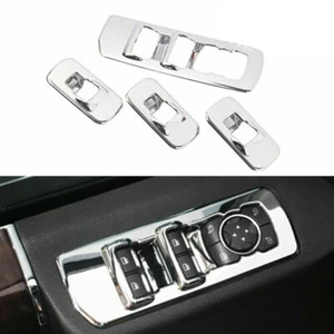 Accesorios para Ford F150 2015-2018 panel de interruptor elevador de ventana cubierta cromada adornos - Imagen 1 de 7