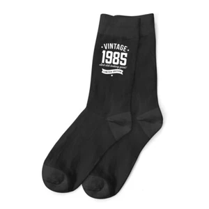 40. Geburtstag Geschenk Socken Geschenk Idee Him Männer 40 Andenkee Zubehör schwarz - Bild 1 von 5