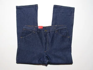 Red Kap Denim Shopwear Arbeitsjeans Hose Herren Größe 38X29 Classic Dark Wash NEU - Bild 1 von 9