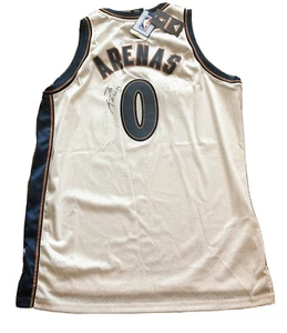 NWT SIGNED Adidas Washington Wizards #0 Gilbert Arenas Basketball Jersey Sz XXL - Picture 1 of 7