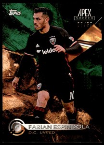 2016 Topps Apex MLS Green #78 Fabian Espindola /50